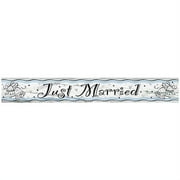12' Foil Just Married Banner