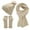 Beige, variant on Glisme Hat Gloves Scarf Set Women&Men Autumn Winter Warm Wool Hat Scarf Gloves Slouchy Winter Snow Knit Cap Touchscreen Gloves Scarves 3 Piece Set For Fashionable Accessory Beige