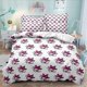 thumbnail image 1 of Juego de cama de Hello Kittys, ropa de cama de 2 piezas, 135x200cm, con estampado 3D de dibujos animados de Anime, Kuromi Melody Girl, 1 of 4