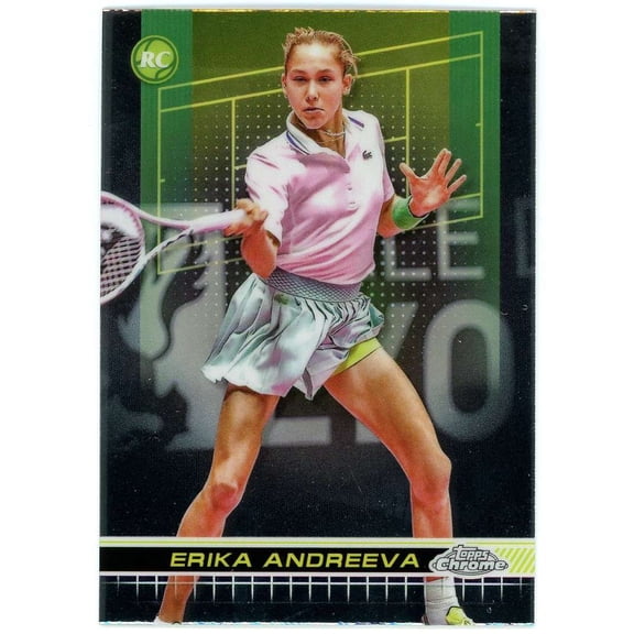 Tennis 2024 Chrome Erika Andreeva #24 (Rookie)