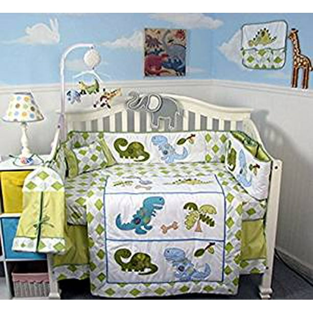 SOHO Dinosaur Crib Nursery Bedding Set 14 pcs