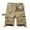 Khaki, variant on Men's Casual Shorts for Daily Wear Comfortable Cargo Utility Outdoor Hiking Travel Street Style