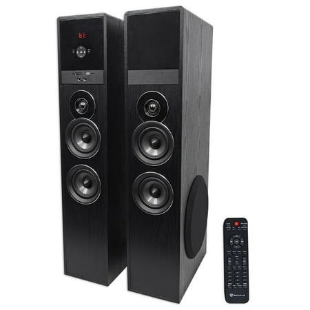 Rockville TM80B Bluetooth Home Theater Tower Speaker System w/(2) 8