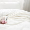 thumbnail image 2 of Moyic Manta de franela suave, sábana grande para sofá cama, cálida, gruesa, para oficina, aire acondicionado, manta para siesta, 70x100cm Juegos de cama Leche blanca 100cmx150cm, 2 of 6