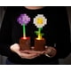 thumbnail image 3 of Maceta Mood Lights para Minecraft, diseño de margaritas y allium, x2, 3 of 7