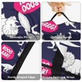 thumbnail image 6 of DarkBlue Cartoon Dinosaurs SpeechBubbles Teens Toddler Nap Mat with Pillow, Sleeping Mat Bag for Preschool Daycare 59"x22", 6 of 6
