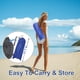 thumbnail image 2 of Sombrilla de playa LOTTAFUN, 183 cm, UV 50+, resistente al viento, azul, 2 of 6