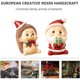 thumbnail image 4 of Presente navideño de resina para las fiestas, decoraciones navideñas de mesa de invierno para interiores y exhibiciones o alféizares de ventanas, 4 of 5