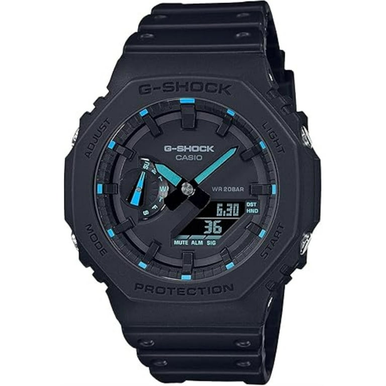 G-Shock GA2100-1A2 Neon Accent Watch, Blue - Walmart.com