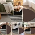 thumbnail image 5 of Round Rug 7Ft Washable Non-Slip, Brown Black Circle Area Rugs for Living Room Bedroom, Modern Abstract Art Farmhouse Striped Indoor Floor Mats Carpet Runner for Home Decor Aesthetic, 5 of 8