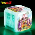 thumbnail image 3 of Reloj despertador de Dragon Ball para niños, despertador LED colorido, figura de dibujos animados luminosa, Son Goku, Vegeta, luz nocturna, regalos de juguete, 3 of 4