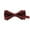 Wine, variant on Xfvqtps Bow Ties for Men Solid Color Adjustable Pre-Tied Neckties Double Layer Bow for Wedding Party Blue