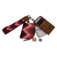 thumbnail image 3 of Wrangler Aztec Keychain Wristlet Wallets for Women Western Dual Pouch Wristlet Credit Card Holder Wallet with Zipper Pocket, Geometric-Dark Pink, 3 of 7