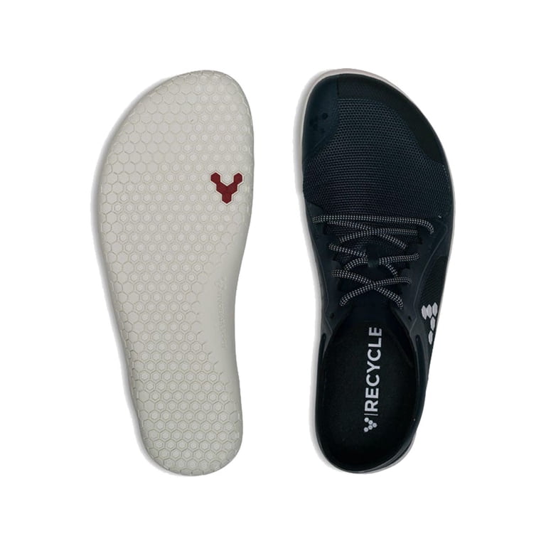 VivoBarefoot Women's Primus Lite III - Minimalist Black Training Shoes, US Size 10