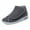 Gray, variant on YOURDIARY Womens High-Top Warm Casual Walking Shoes Cotton Shoes Hook & Loop