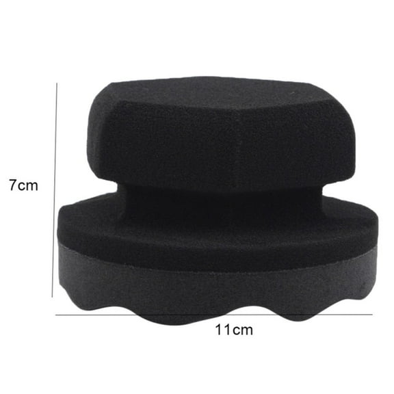 1 Pcs Car Tire Contour Dressing Applicator Pads Gloss Shine Color Polishing Sponge Detail Cleaning Tools