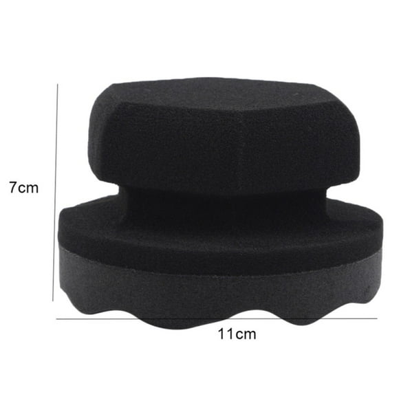 Tire Contour Dressing Applicator Pads Gloss Shine Color Polishing Sponge