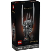 LEGO Icons The Lord of the Rings: Sauron's Helmet - Building Set for Adults, Ages 18+ Bedroom, Home Office, Book Shelf Decor - W/ Sauron Minifigure - Gift for LOTR Fans - 11373
