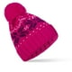 thumbnail image 4 of Gorro de lana con copo de nieve grande para hombres y mujeres, suéter de punto grueso cálido, versátil, Navidad, Otoño e Invierno, 4 of 4