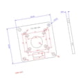 thumbnail image 2 of Aluminum Router Table Insert Plate Red Universal Trimming Machine Flip Board for Woodworking Benches Router Table Plate, 2 of 7