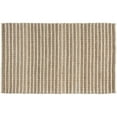 thumbnail image 2 of Josie 8 x 10 Area Rug Handwoven Jute Braided and Coiled White Stripes - Saltoro Sherpi, 2 of 5