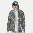 thumbnail image 2 of Fotbe Llama and Cactus Chaqueta con Protección Solar UPF 50+ para Hombre y Mujer, Camisa con Capucha y Bolsillos-Small, 2 of 7