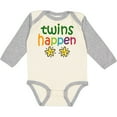 thumbnail image 3 of Inktastic Twins Happen Baby Boys or Girls Long Sleeve Baby Bodysuit, 3 of 5