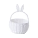 thumbnail image 4 of Cesta de almacenamiento tejida, cesta de comestibles, contenedor, cesta decorativa, cesta bonita hecha a mano Blanco, 4 of 9
