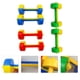 thumbnail image 2 of WORGEOUS 3 pares para niños Mañana Ejercicio Barbells Pasas de plástico Mancuernas para niños Suministros de ejercicio (color aleatorio), 2 of 9
