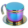 thumbnail image 1 of Stainless Steel Coffee Drip Filters, Portable Single Cup Coffee Maker Pot with Handle and Lids Coffee Drip Brewer for Home Kitchen Office Outdoor Camping, 1 of 7
