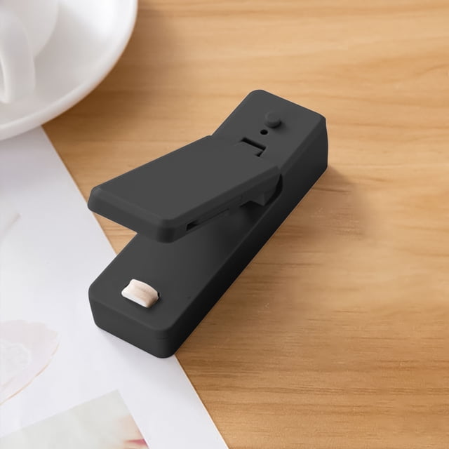 Máquina selladora de succión magnética recargable por USB para electrodomésticos, mini selladora de bolsas, selladora térmica 2 en 1 para refrigerios, reselladora portátil recargable de bolsas de plás