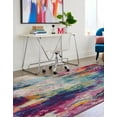 thumbnail image 4 of Unique Loom 3140969 9 x 12 ft. Sunset Chromatic Rectangular Rug, Multi Color, 4 of 10