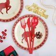 thumbnail image 4 of FeiFu 10pcs Christmas Paper Plates Disposable 9-Inch Reindeer Pattern Plates Enhances Christmas Vibe Disposable for Easy Clean Suitable for Holiday Parties, 4 of 6