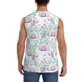 thumbnail image 4 of Kdxio Rabbit Back View for Men's Muscle T-shirt,Sleeveless for Workout Running Athletic Gym Lounge Casual, 4 of 7