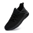 thumbnail image 1 of Zapatillas WYGRQBN para correr a la moda para mujer, negras, talla 38, 1 of 7