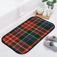 thumbnail image 4 of Floor Door Mats Bath Rugs Tartan Plaid Red , Entry Rug Non-Slip Washable Indoor Door Mat, Small Oriental Accent Throw Rug for Bedroom Kitchen Entryway Bathroom 36x24in Carpet Runner, 4 of 7