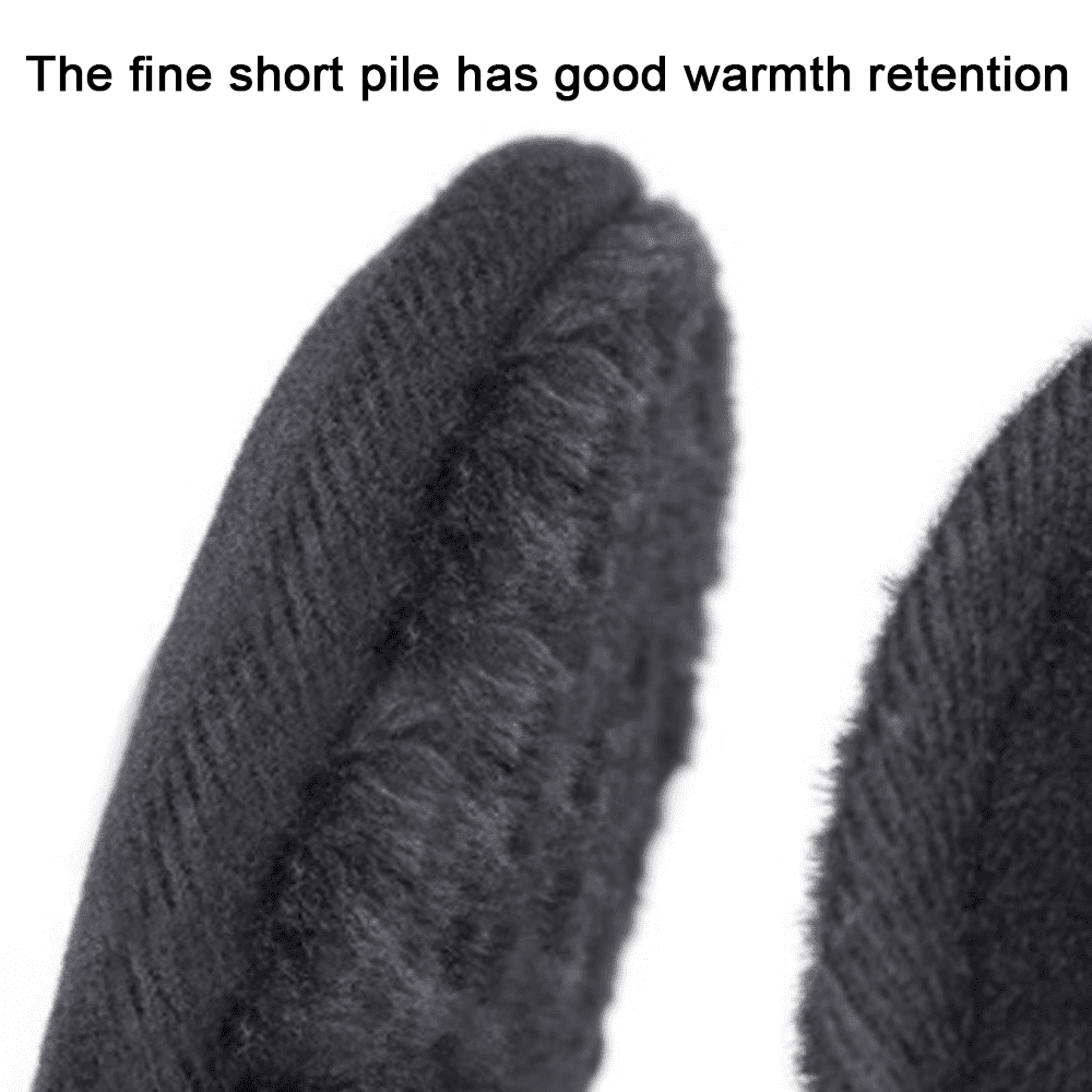 Winter Ear Muffs for Men & Women - Foldable Fleece Ear