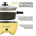thumbnail image 2 of Nostalgia MSK5YW MyMini Personal Electric Skillet & Rapid Noodle Maker, Yellow, 2 of 10