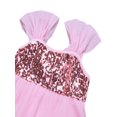 thumbnail image 6 of Girl's Kids Chiffon Skirted Leotard Dress Sequined Contemporary Praise Lyrical Ballet Dance Costumes, 6 of 7