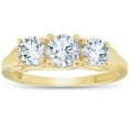 thumbnail image 1 of 1ct Three Stone Diamond Ring 14K Yellow Gold, 1 of 3