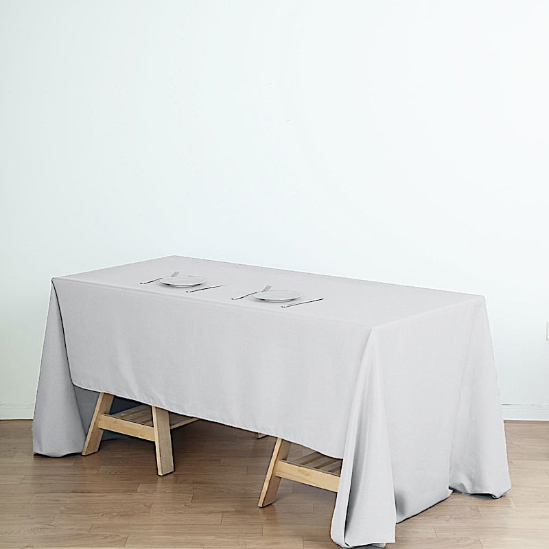 10 Pk 60x126 in Polyester Rectangle Seamless Tablecloth Wedding Party 