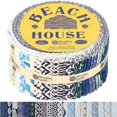 thumbnail image 1 of Rollo de gelatina de tela Needles QUILT STUDIO Beach House, 6,4 x 112 cm, 1 of 8
