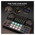 thumbnail image 4 of Interface Podcast Equipment Studio Sound Card With XLR Condenser Microphone For Recording Streaming ,Easy to Use, 4 of 5