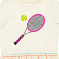 thumbnail image 4 of Inktastic Pink Tennis Racket and Ball Girls Toddler Dress, 4 of 5