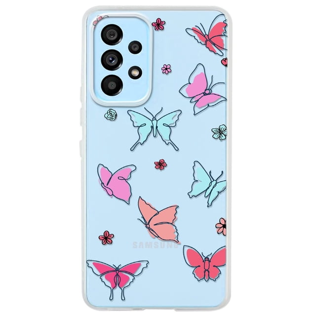 Funda InstaCase para Galaxy A33 5G Antigolpes Trazo de Mariposas