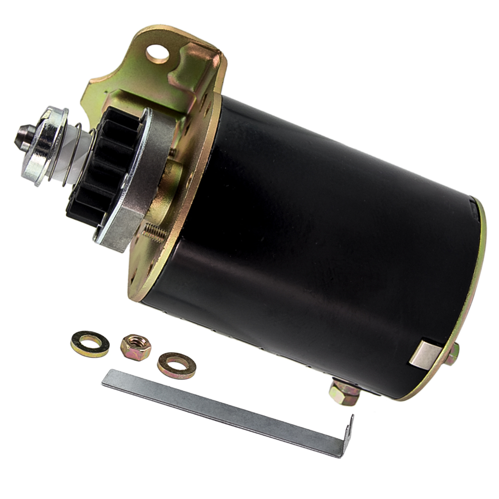 ECCPP 12V PMDD Starter Motor For Briggs & Stratton Engines – Fits 499521, 795121, Cub Cadet, John Deere (16 Tooth, CCW)