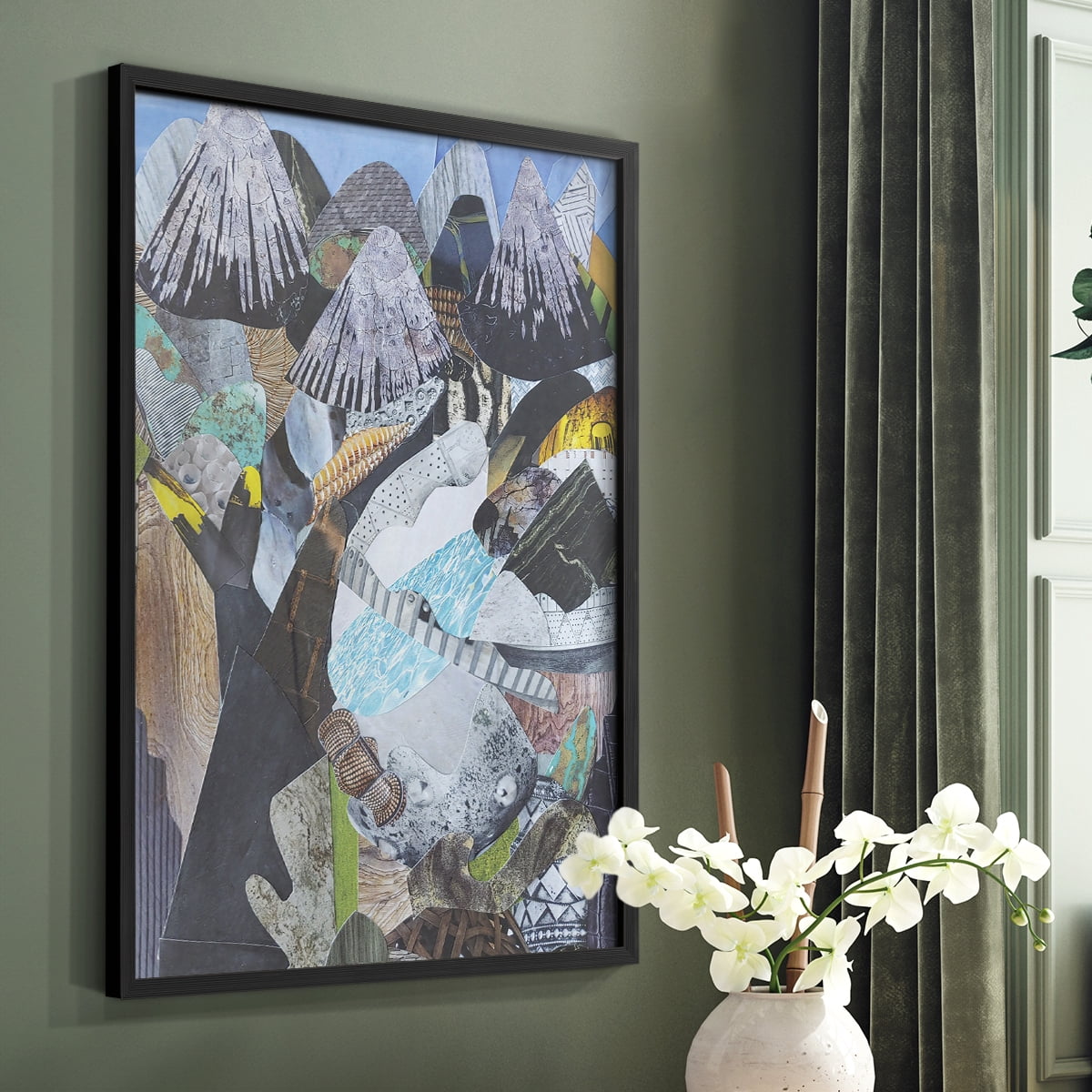 Arizona Highways Framed Print in Black Solid Wood Framed Print No Nail Hanging