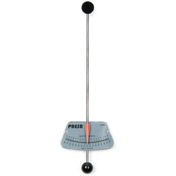 Presa 1/4" Drive Beam Style Torque Wrench Precision Instrument, 080 InchPounds, 09 Newton