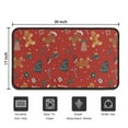 thumbnail image 5 of Red Christmas Gingerbread Man Pattern Door Rugs,Washable Non Slip Door Mats Indoor,Decorative Door Mats,Entry Mat Indoor for Entrance,Bedroom,Kitchen,Bathroom,30"x17", 5 of 6