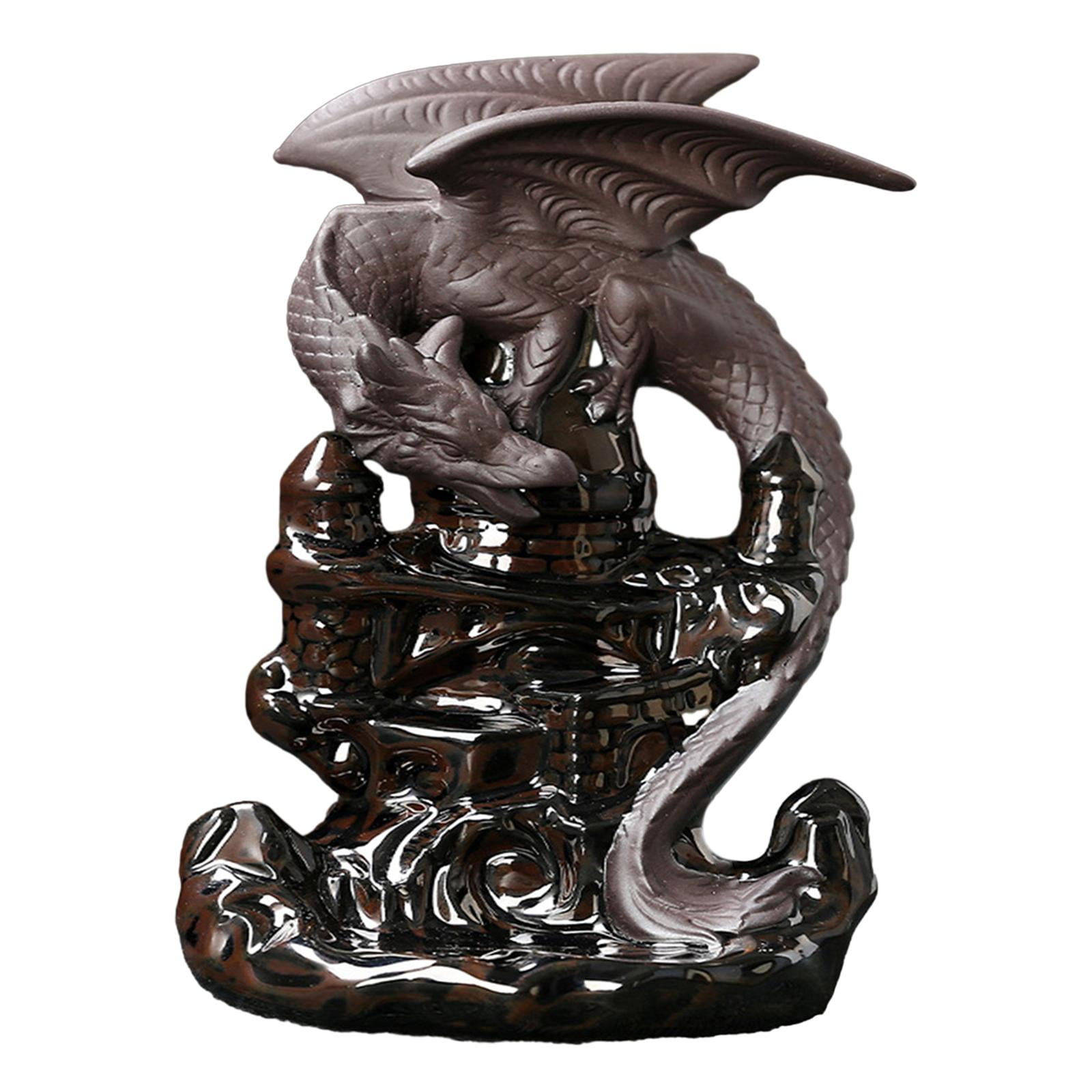 WLPZXP Backflow Incense Burner Dragon Backflow Incense Holder Home Decoration,Waterfall
